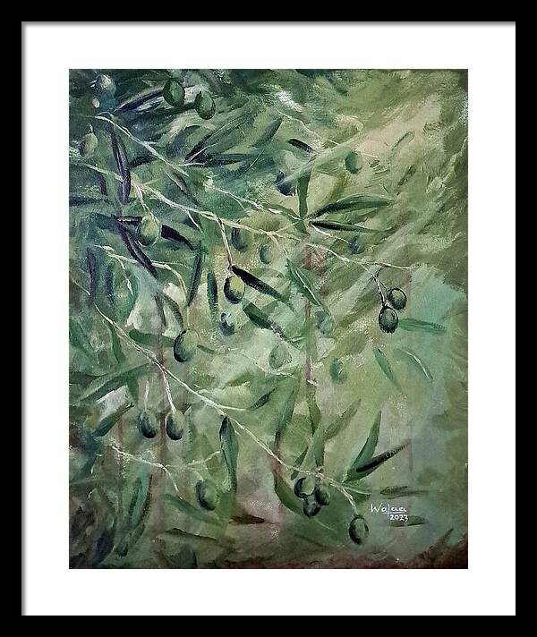 Olive Tears - Framed Print