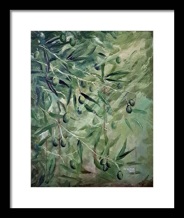 Olive Tears - Framed Print