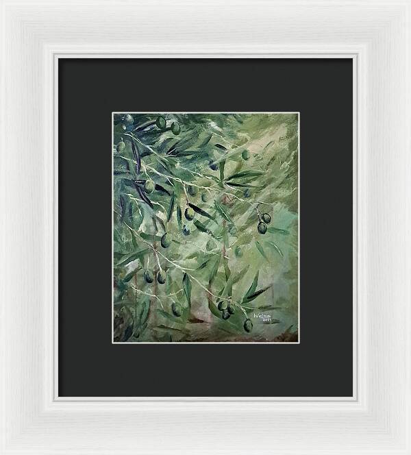 Olive Tears - Framed Print