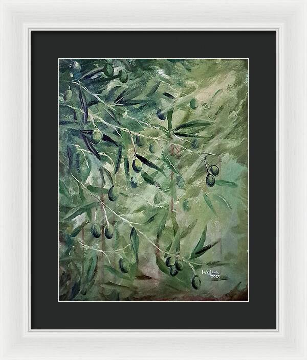 Olive Tears - Framed Print