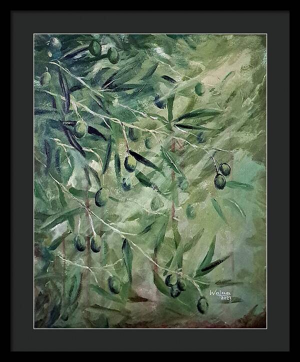 Olive Tears - Framed Print