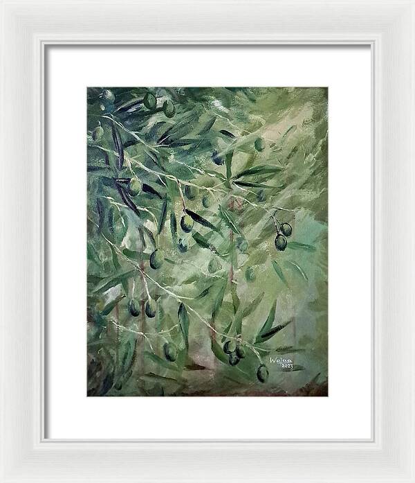 Olive Tears - Framed Print