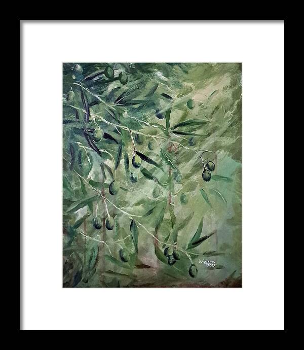 Olive Tears - Framed Print