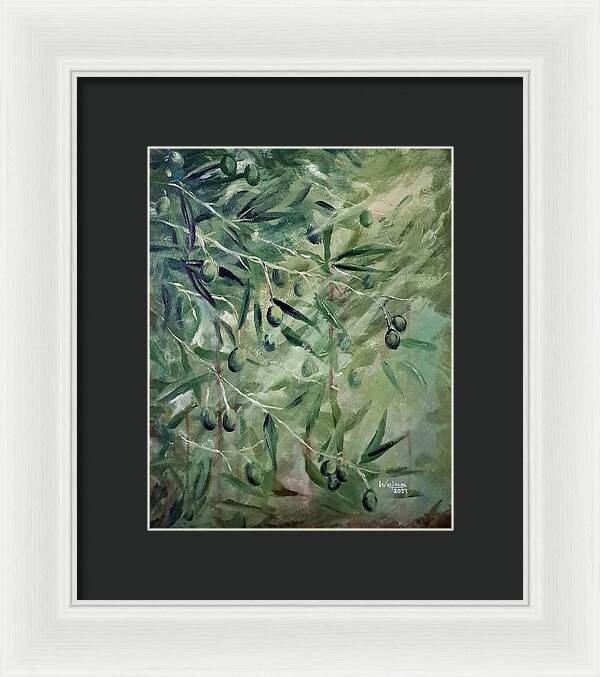 Olive Tears - Framed Print