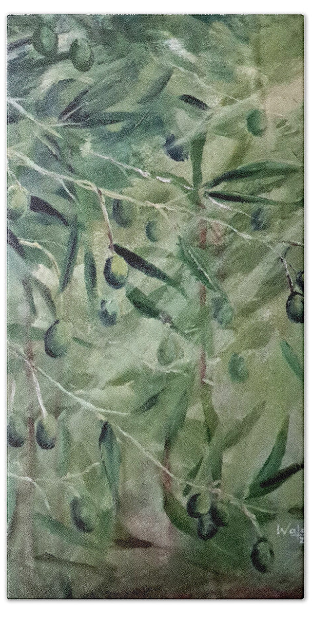 Olive Tears - Beach Towel