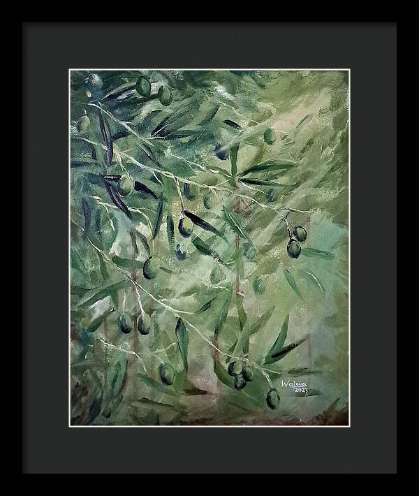 Olive Tears - Framed Print