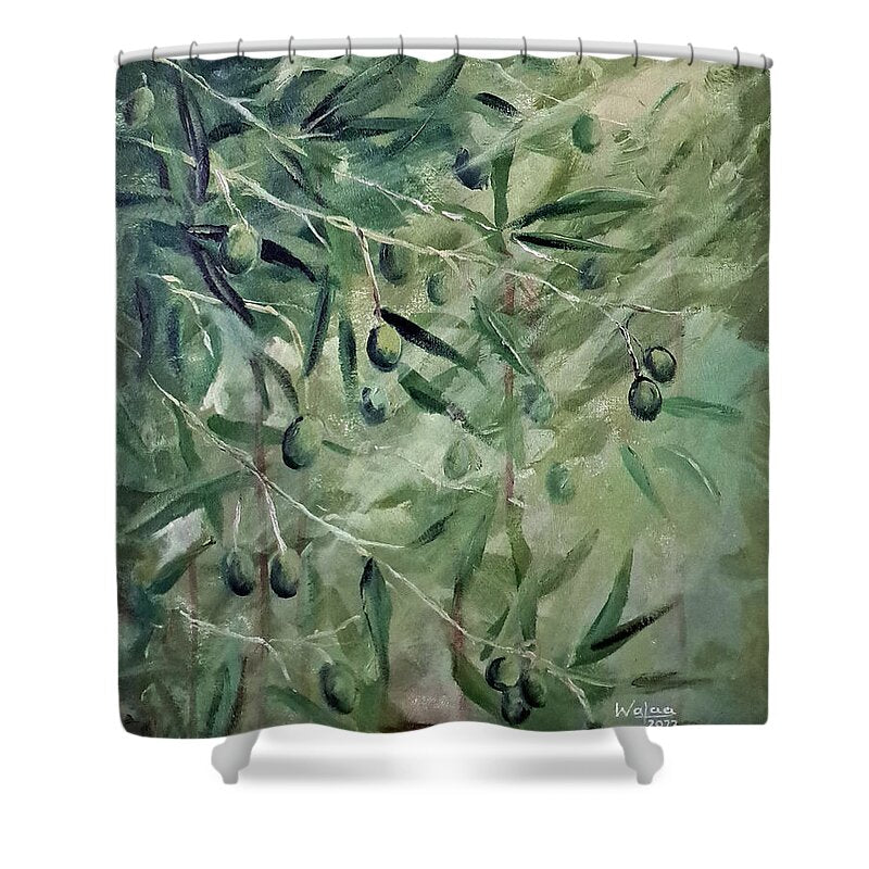 Olive Tears - Shower Curtain