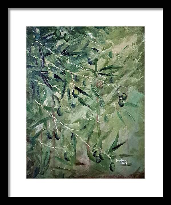 Olive Tears - Framed Print