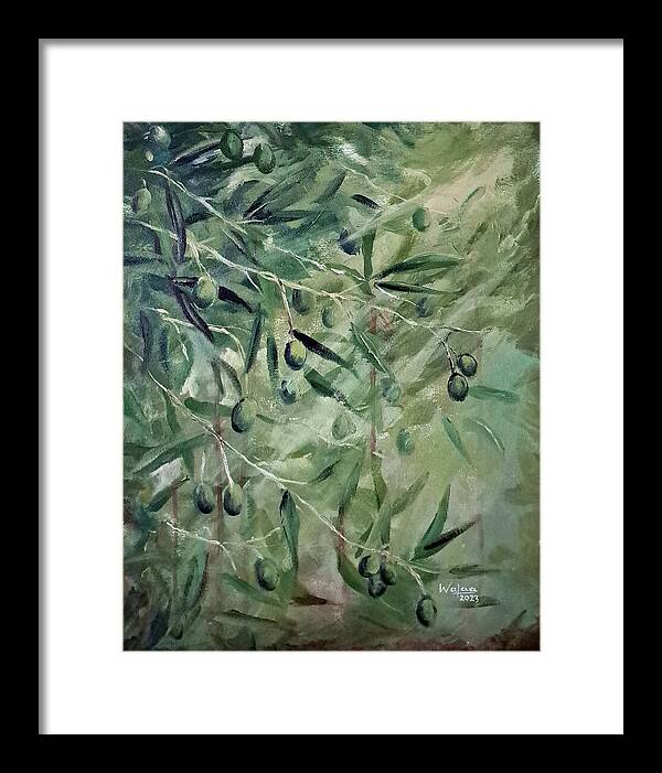 Olive Tears - Framed Print