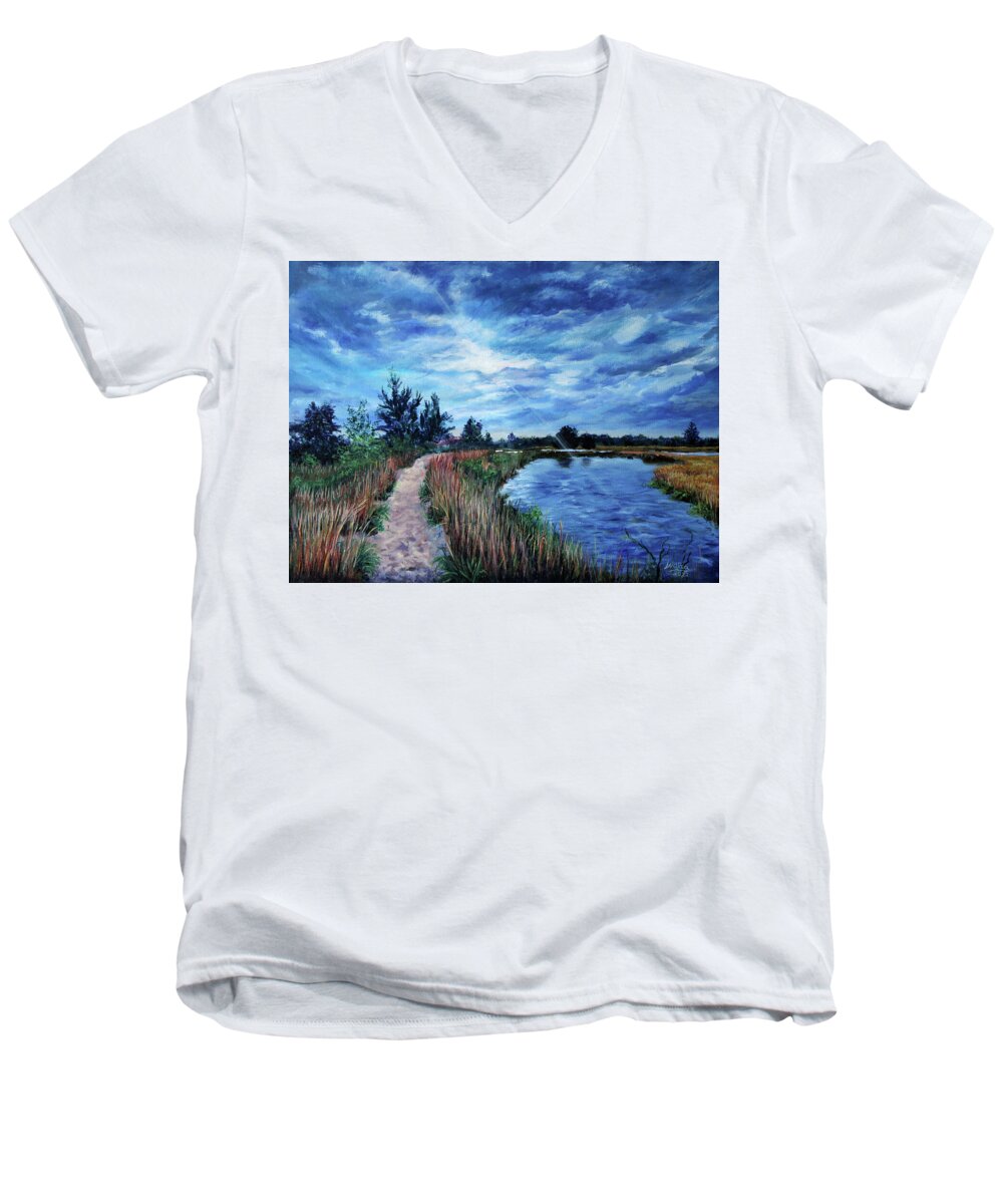 Whispers of Nature - Men's V-Neck T-Shirt