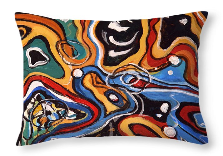 Ripples of Change II - Throw Pillow