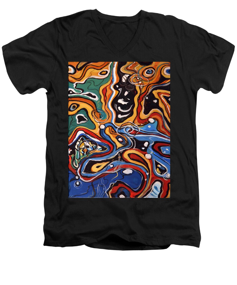 Ripples of Change II - Men's V-Neck T-Shirt