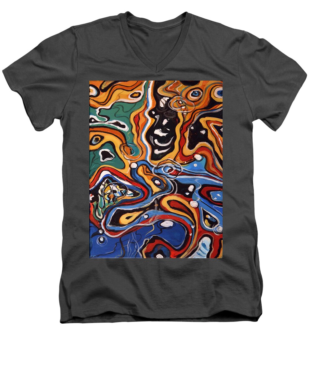 Ripples of Change II - Men's V-Neck T-Shirt