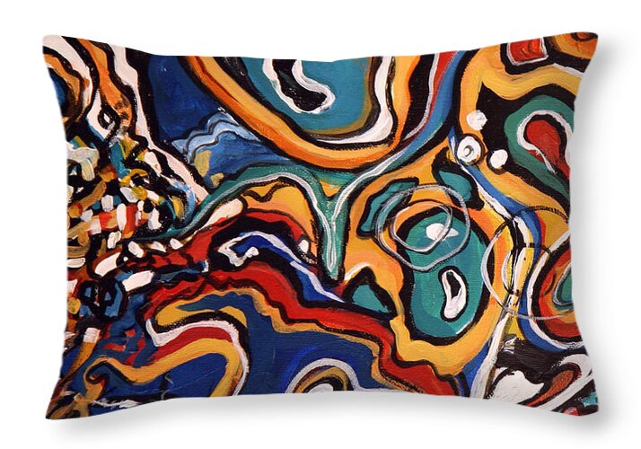 Ripples of Change I  - Throw Pillow