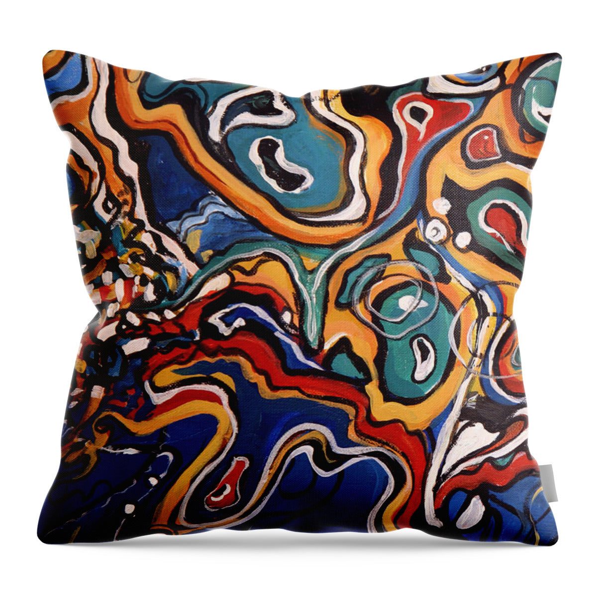 Ripples of Change I  - Throw Pillow