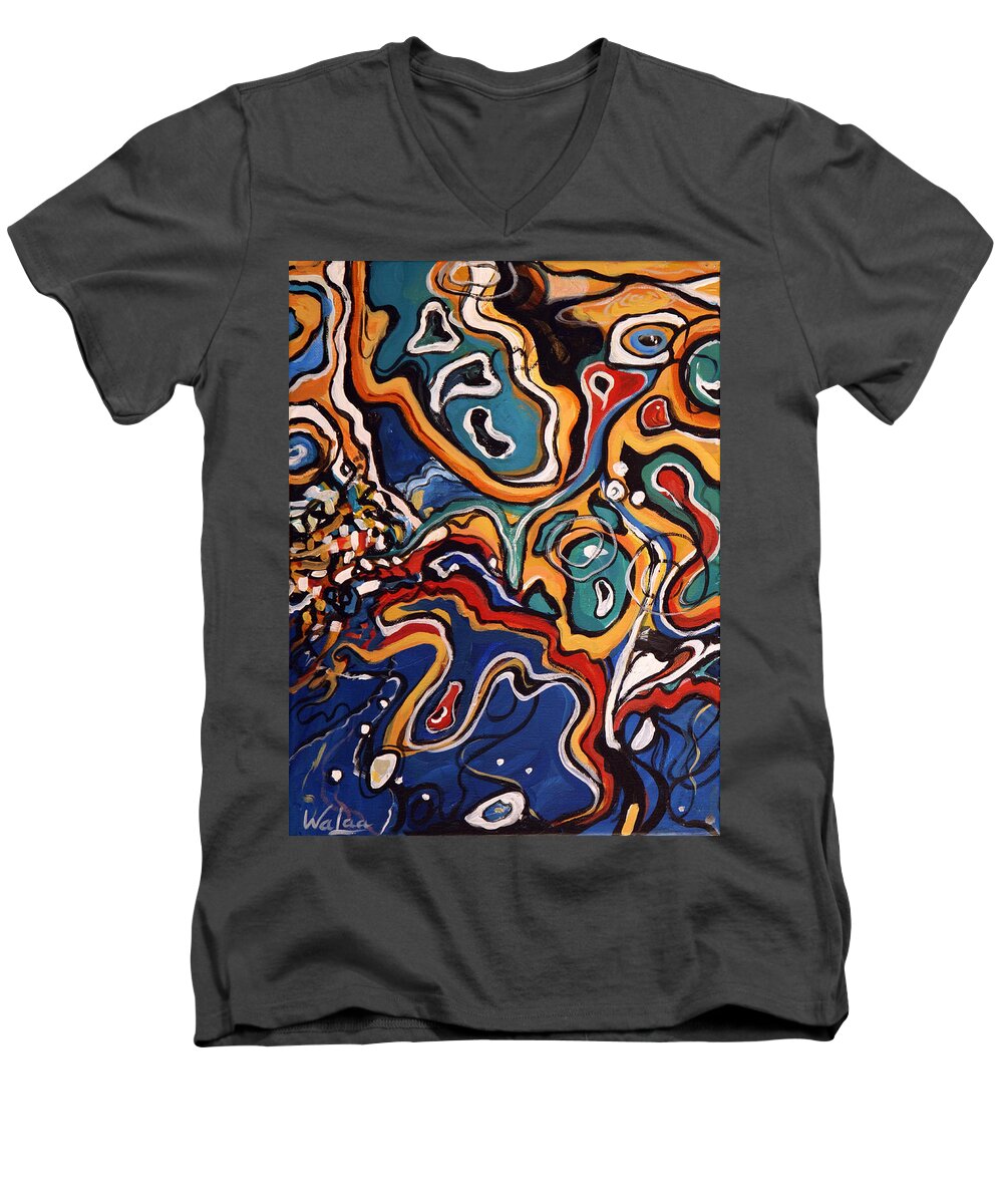 Ripples of Change I  - Men's V-Neck T-Shirt