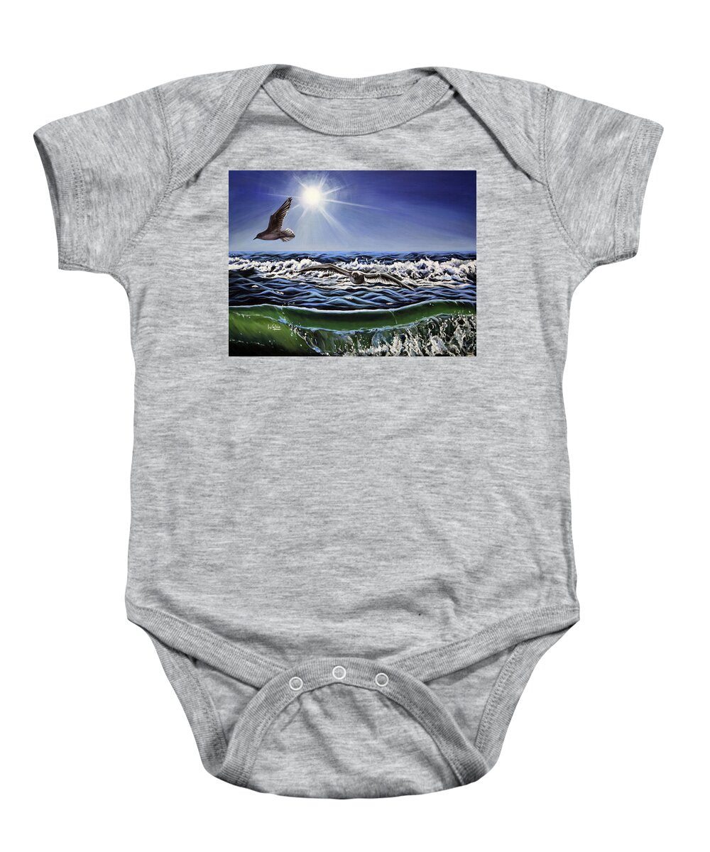 Seagull Freedom - Baby Onesie