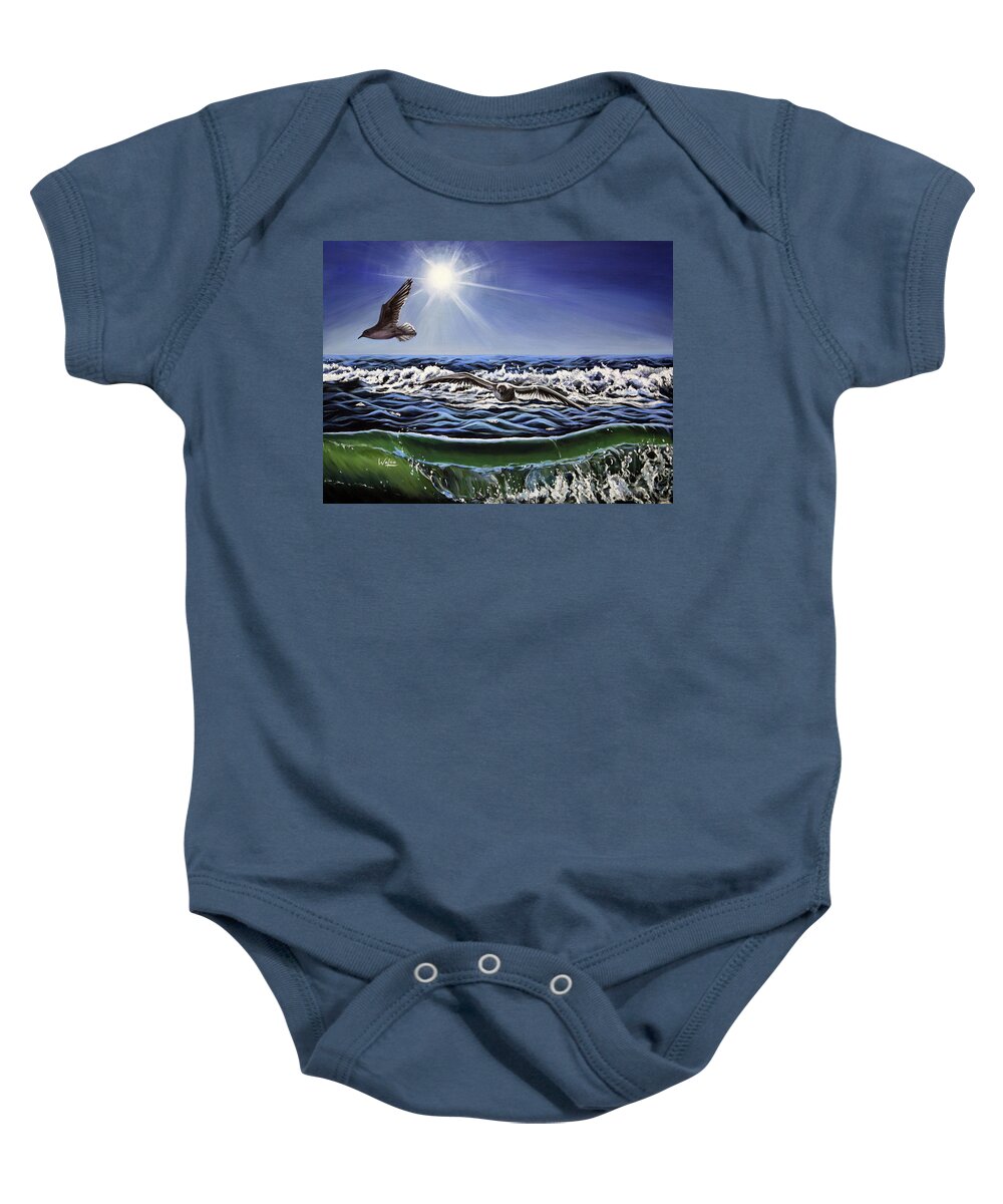 Seagull Freedom - Baby Onesie