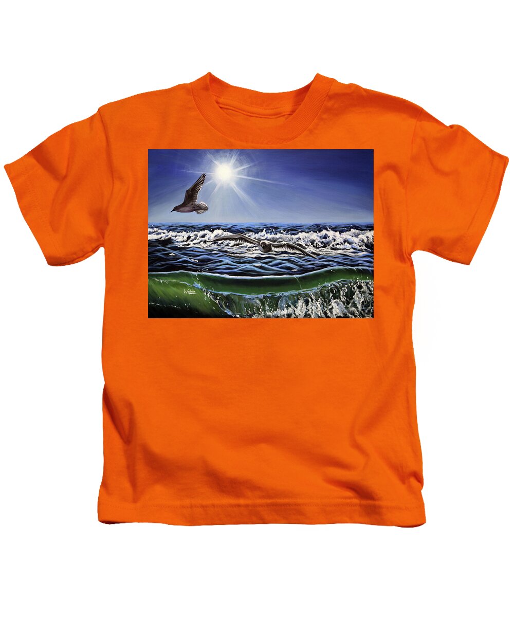 Seagull Freedom - Kids T-Shirt