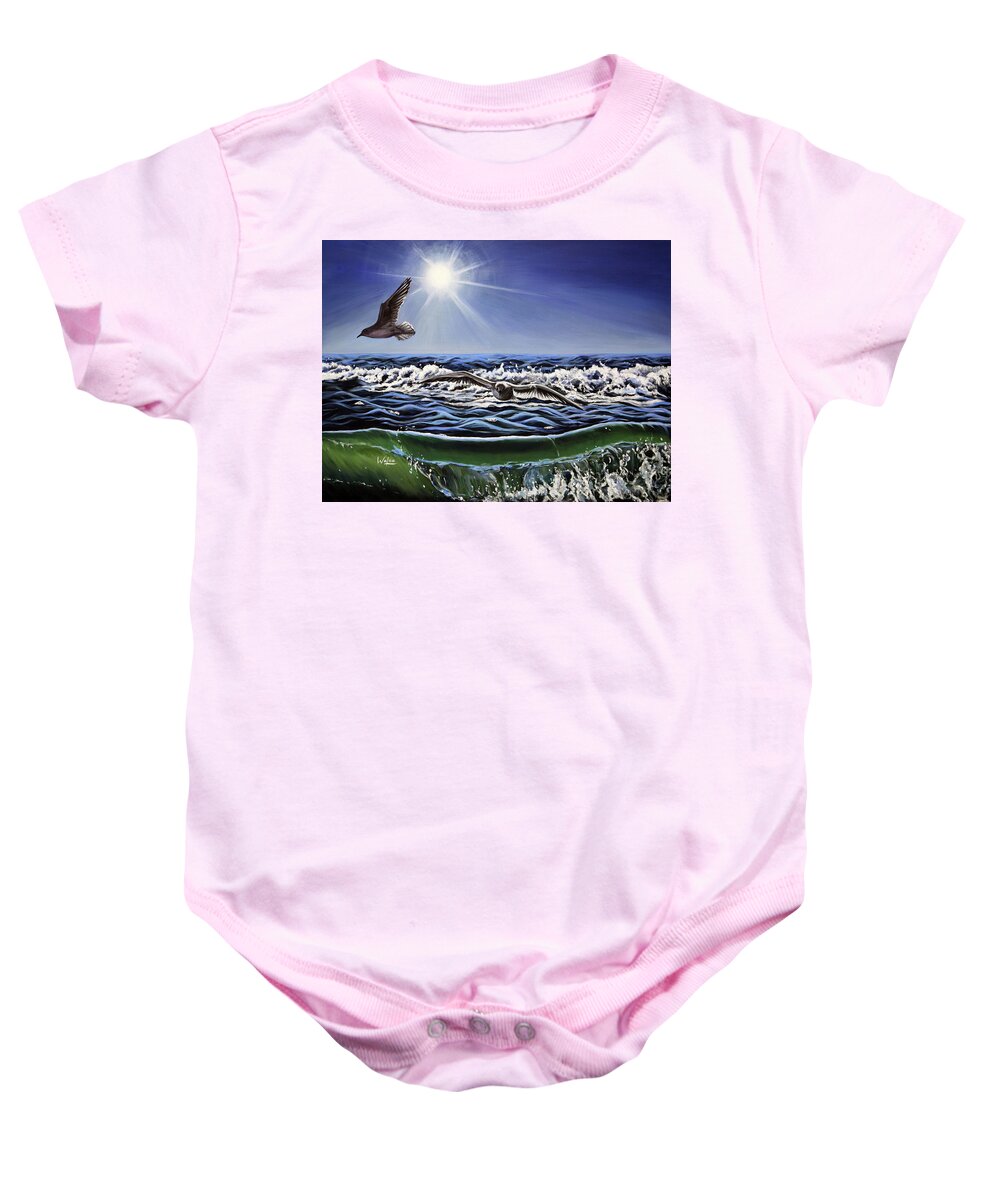 Seagull Freedom - Baby Onesie