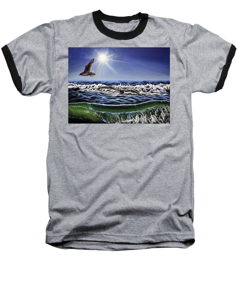 Seagull Freedom - Baseball T-Shirt