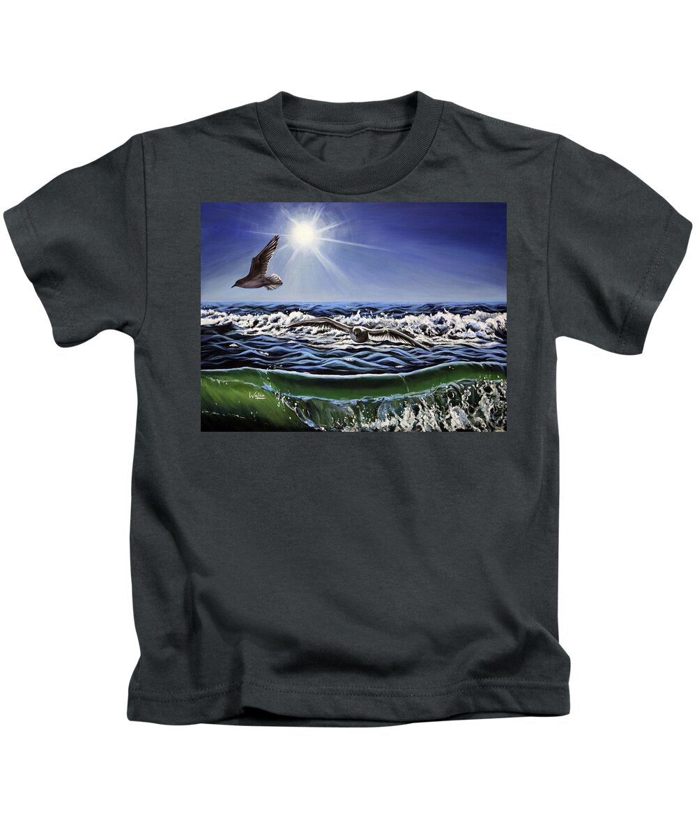 Seagull Freedom - Kids T-Shirt