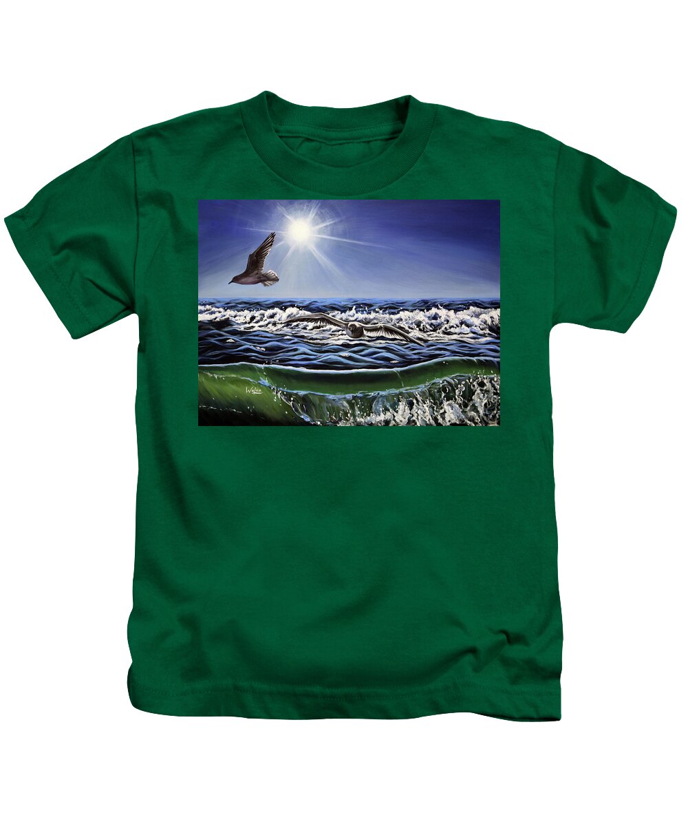 Seagull Freedom - Kids T-Shirt