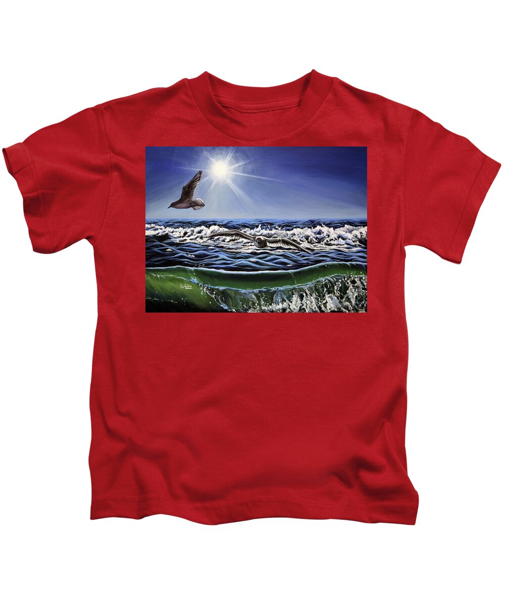 Seagull Freedom - Kids T-Shirt