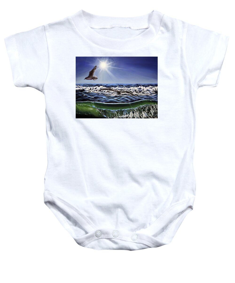 Seagull Freedom - Baby Onesie