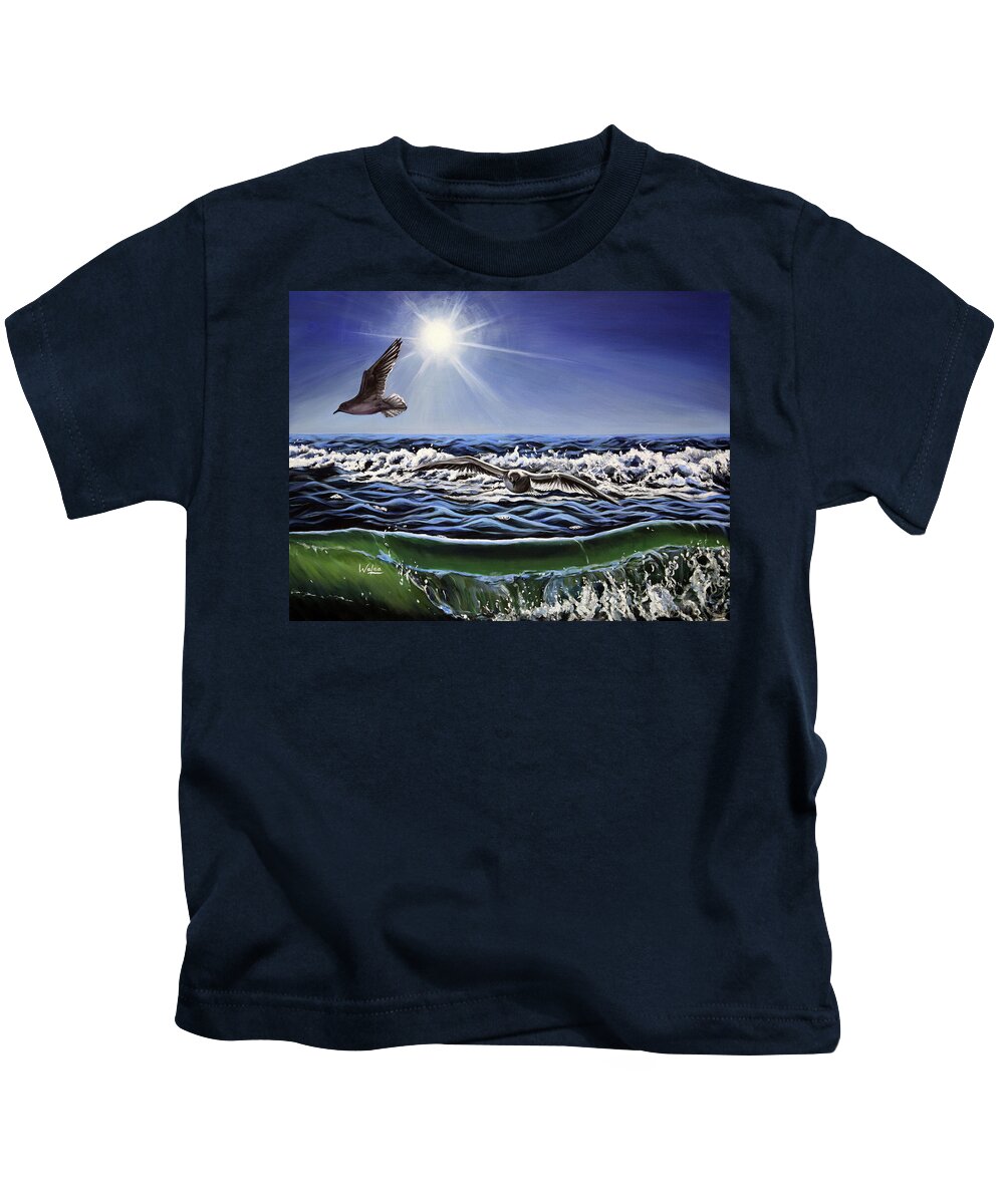 Seagull Freedom - Kids T-Shirt