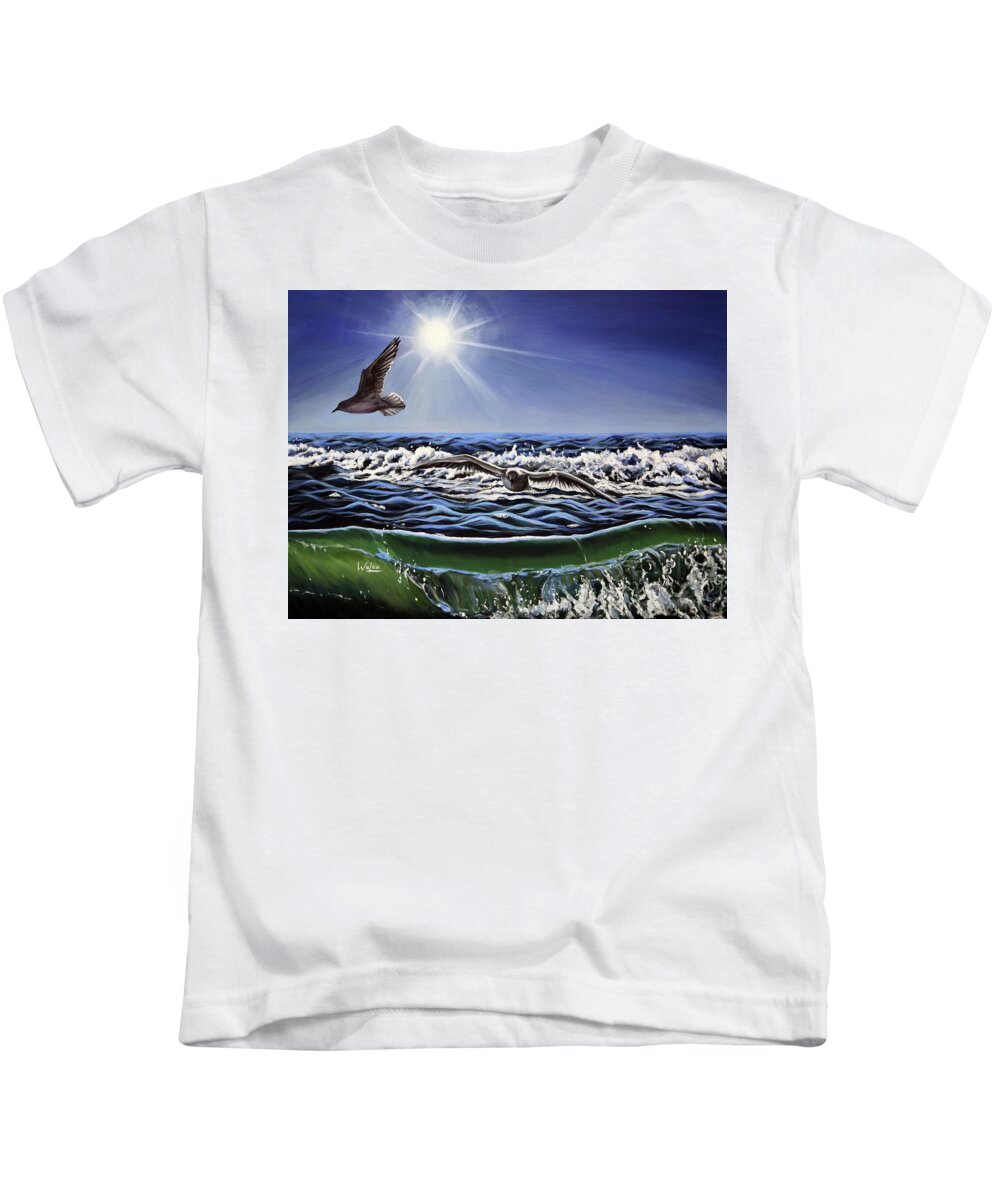 Seagull Freedom - Kids T-Shirt