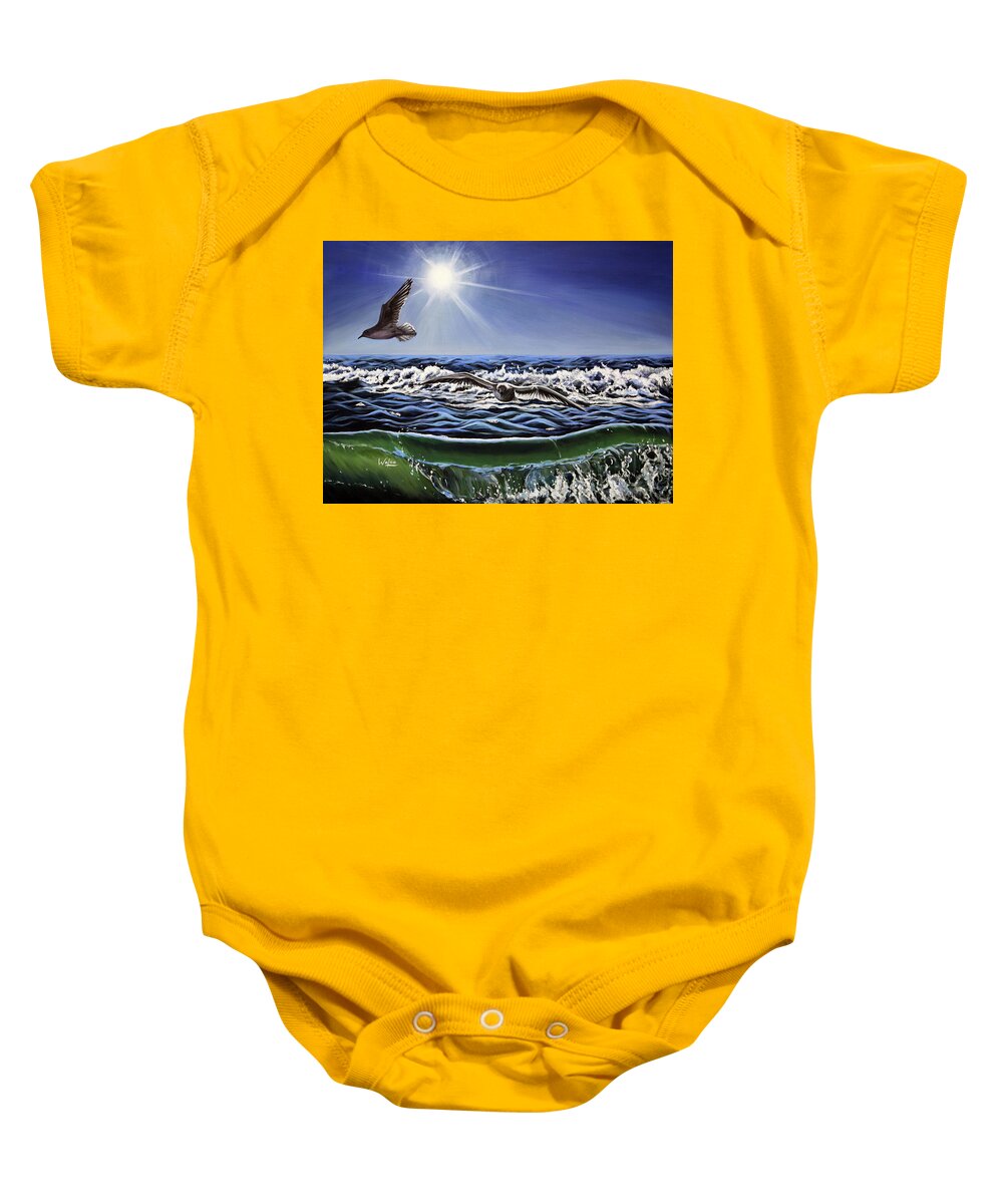 Seagull Freedom - Baby Onesie