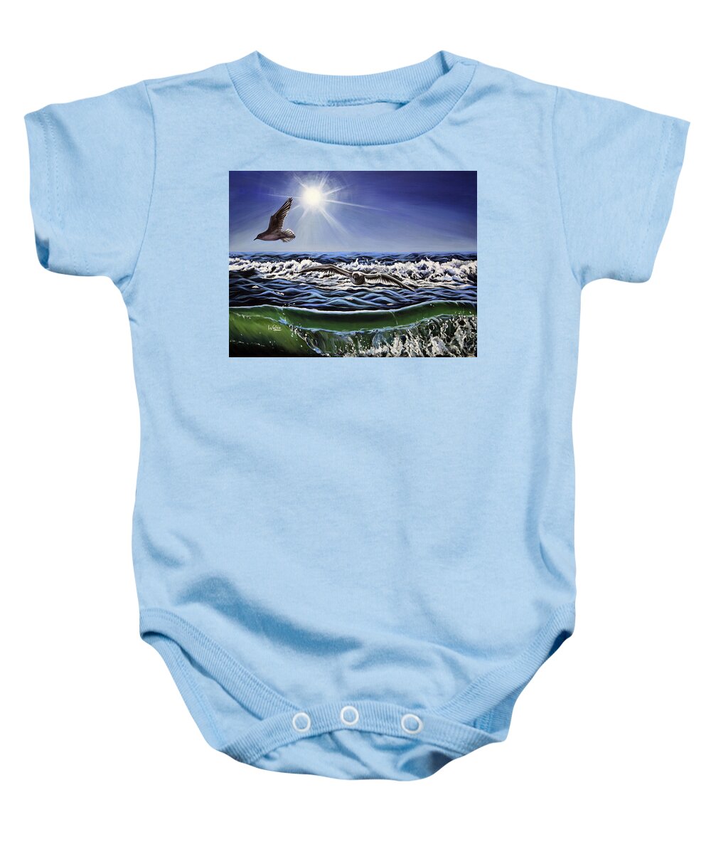 Seagull Freedom - Baby Onesie