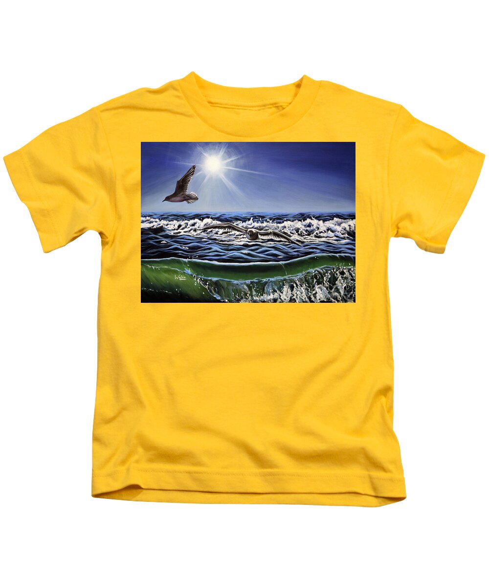 Seagull Freedom - Kids T-Shirt