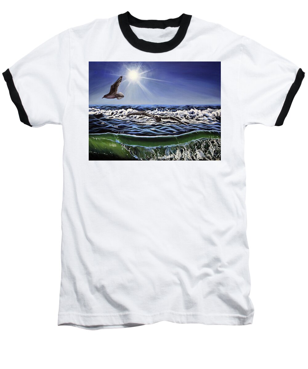 Seagull Freedom - Baseball T-Shirt