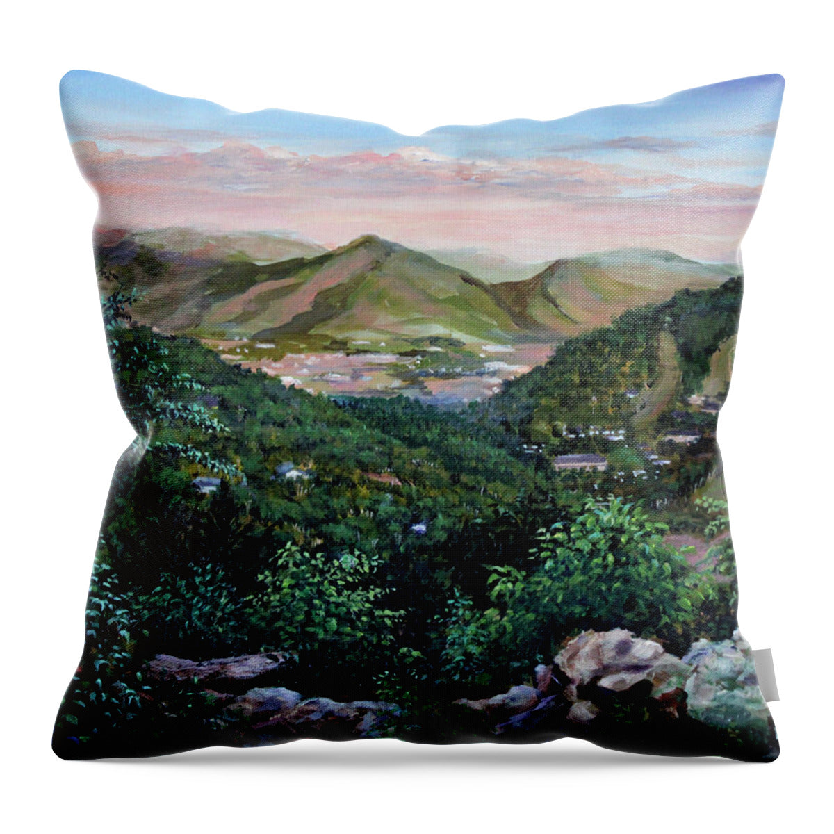 Mountain Peace in Shenandoah - Throw Pillow