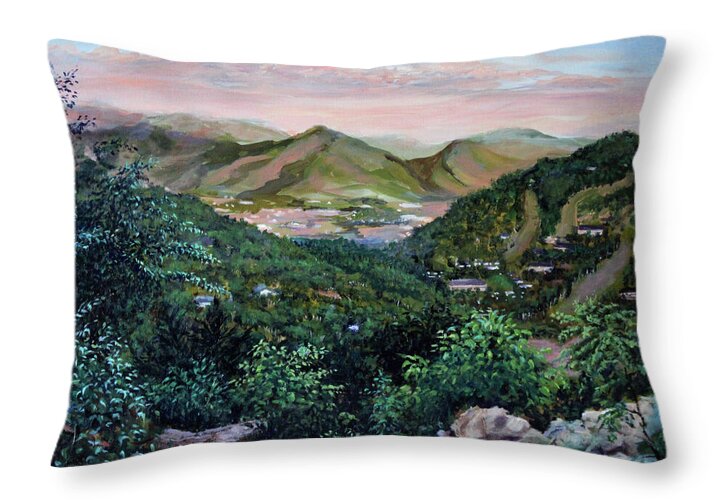 Mountain Peace in Shenandoah - Throw Pillow