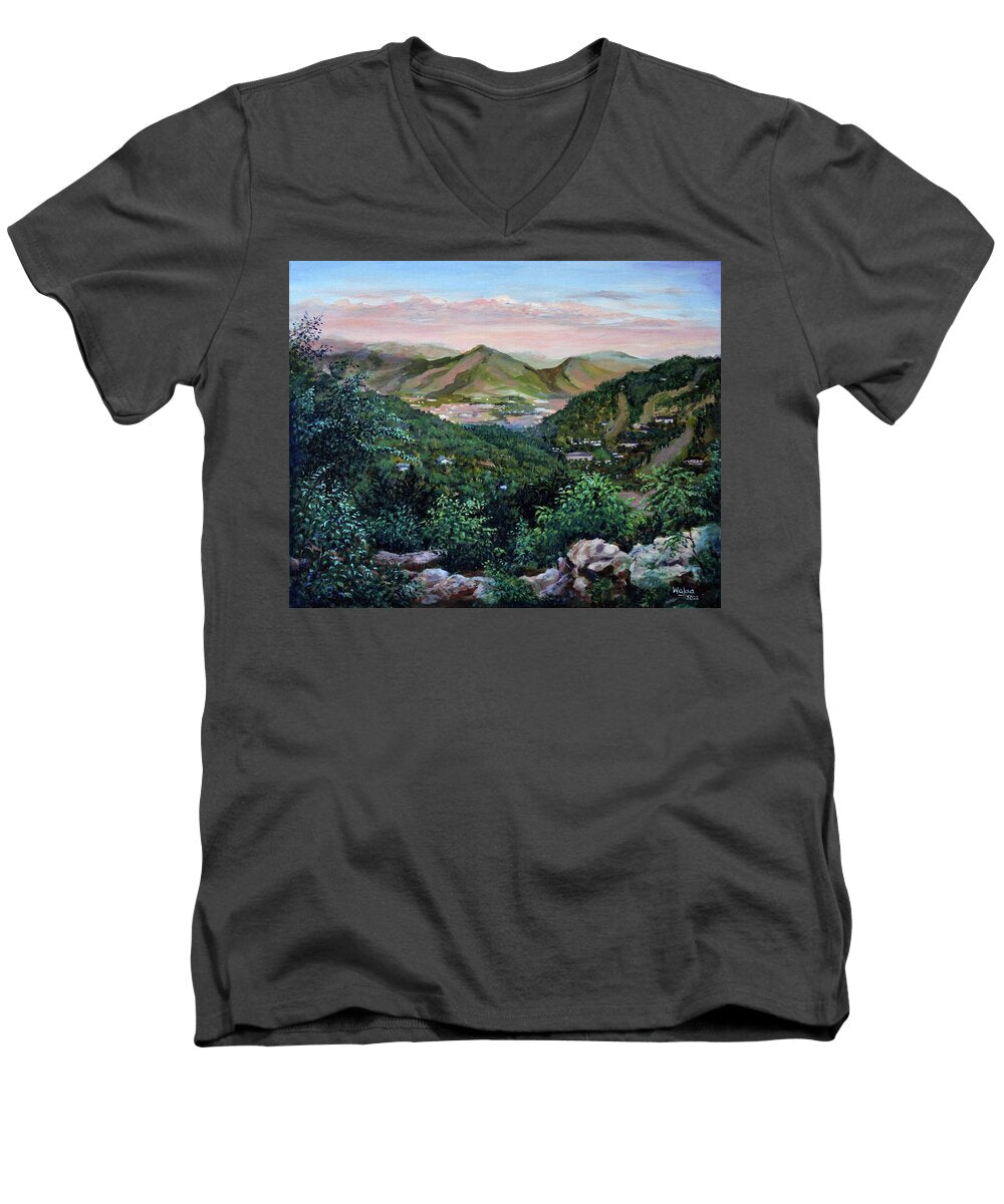 Mountain Peace in Shenandoah - Men's V-Neck T-Shirt