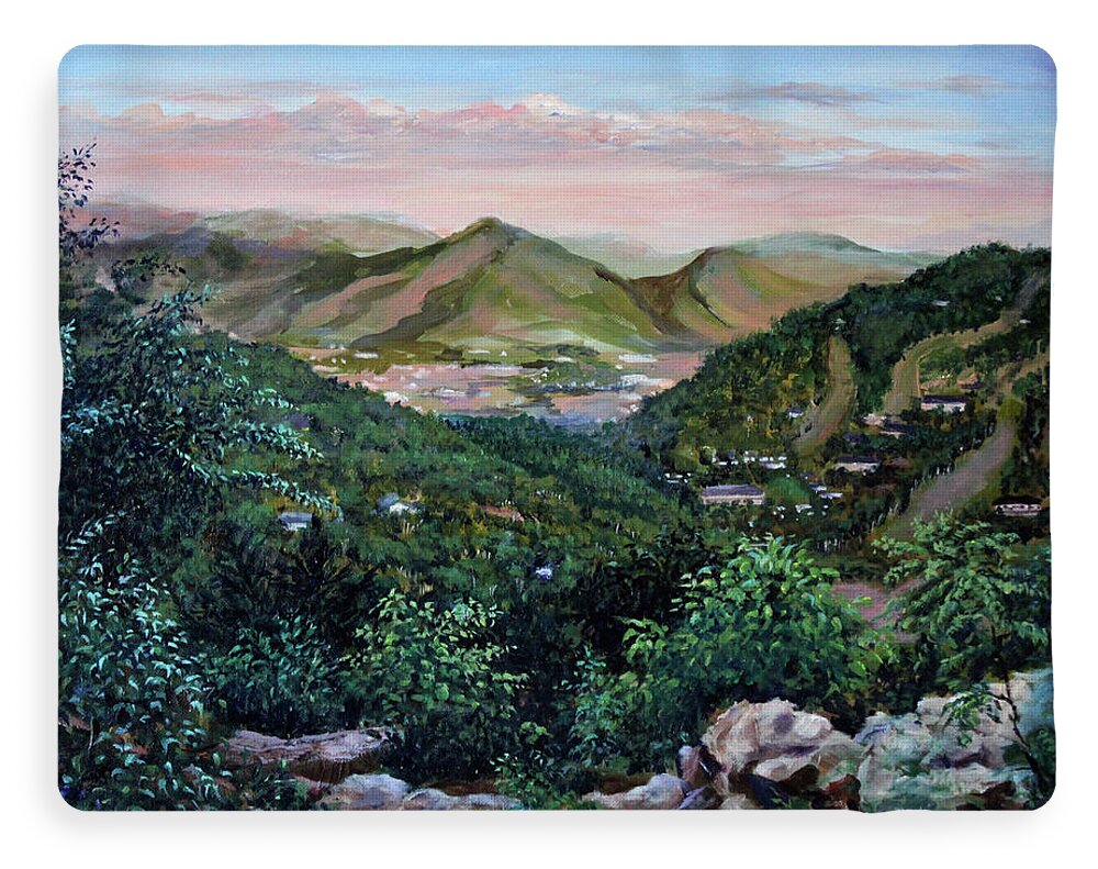 Mountain Peace in Shenandoah - Fleece Blanket