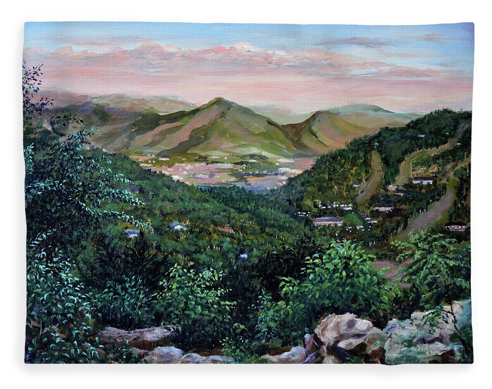 Mountain Peace in Shenandoah - Fleece Blanket