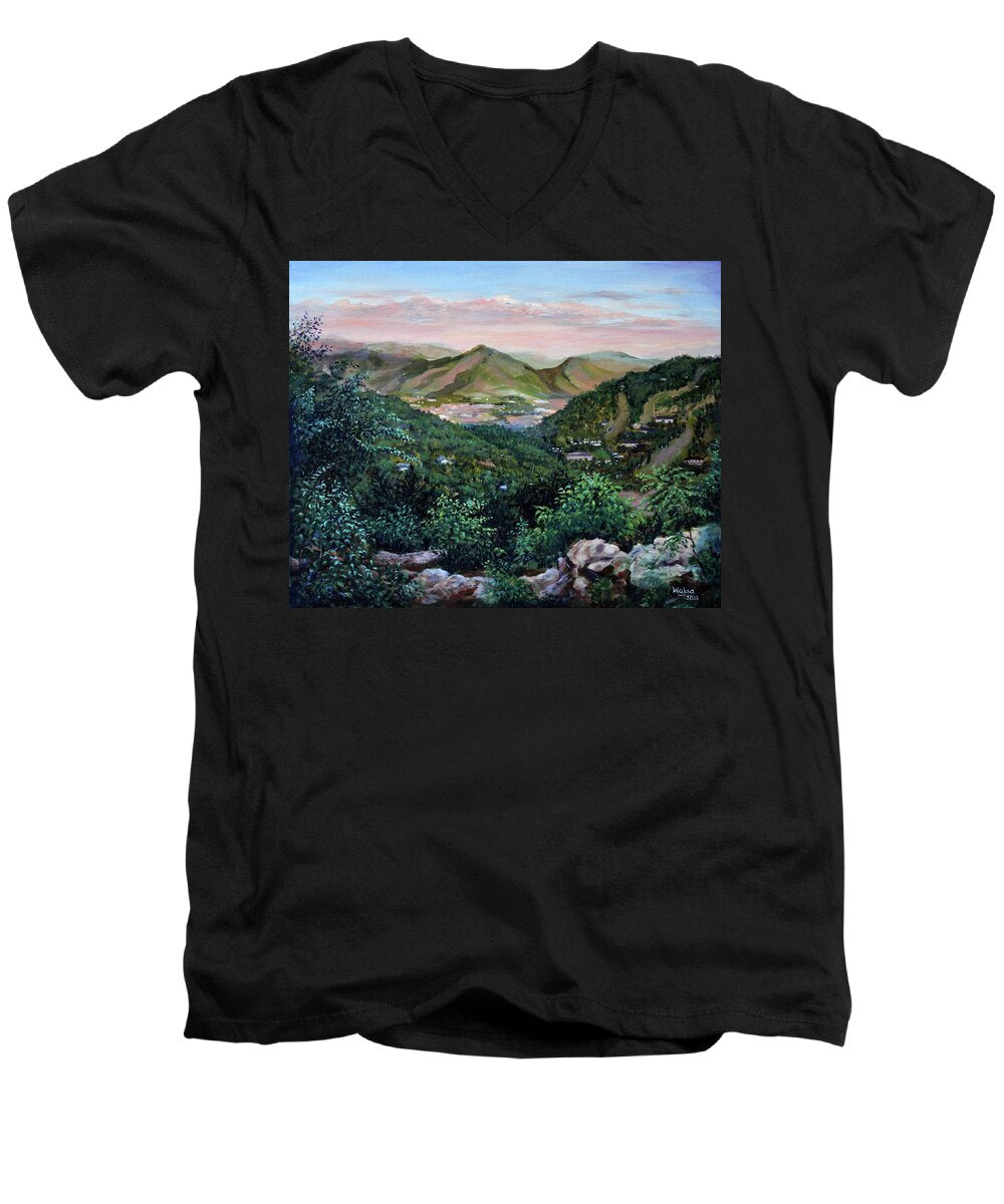 Mountain Peace in Shenandoah - Men's V-Neck T-Shirt