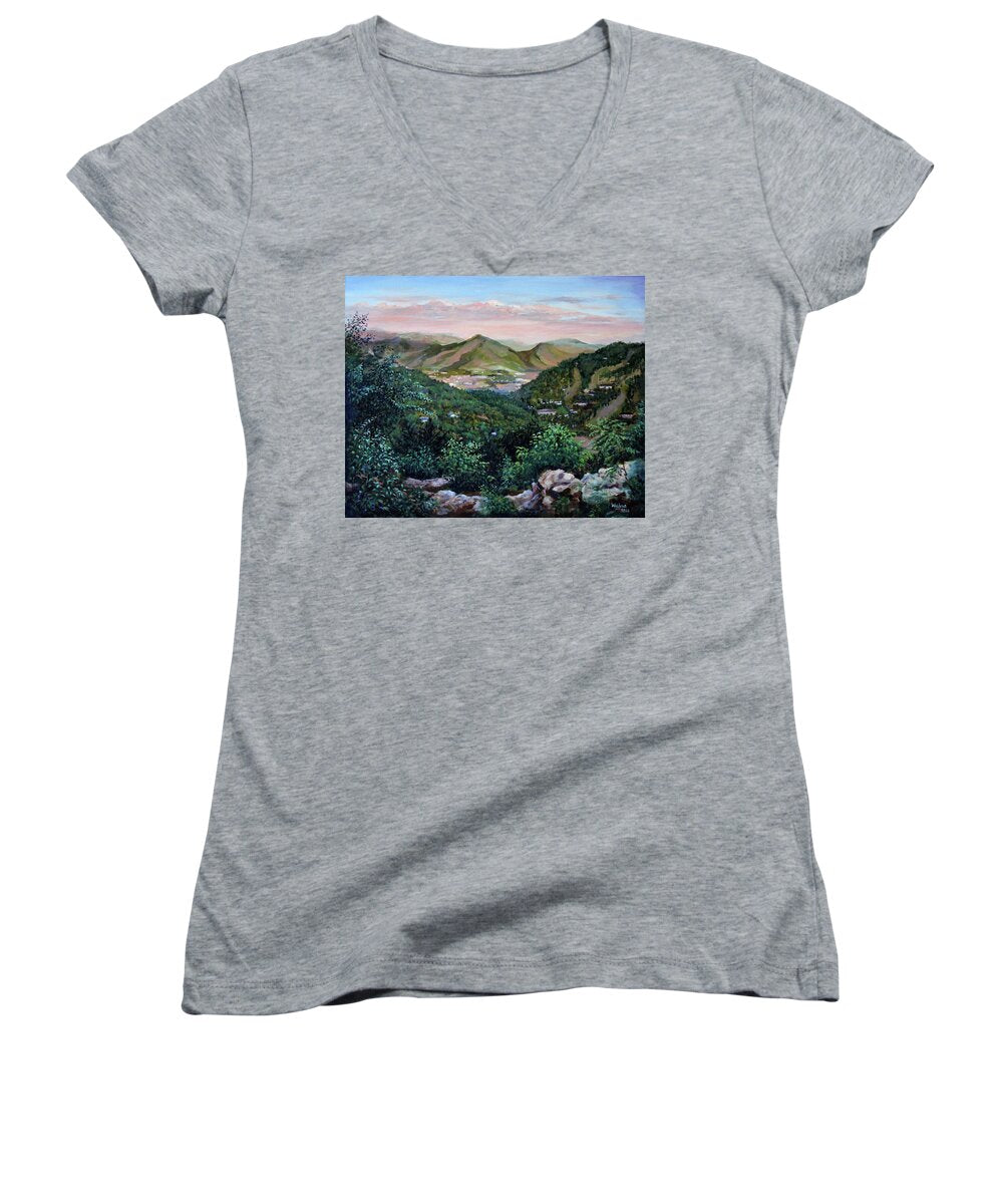 Mountain Peace in Shenandoah - Women's V-Neck