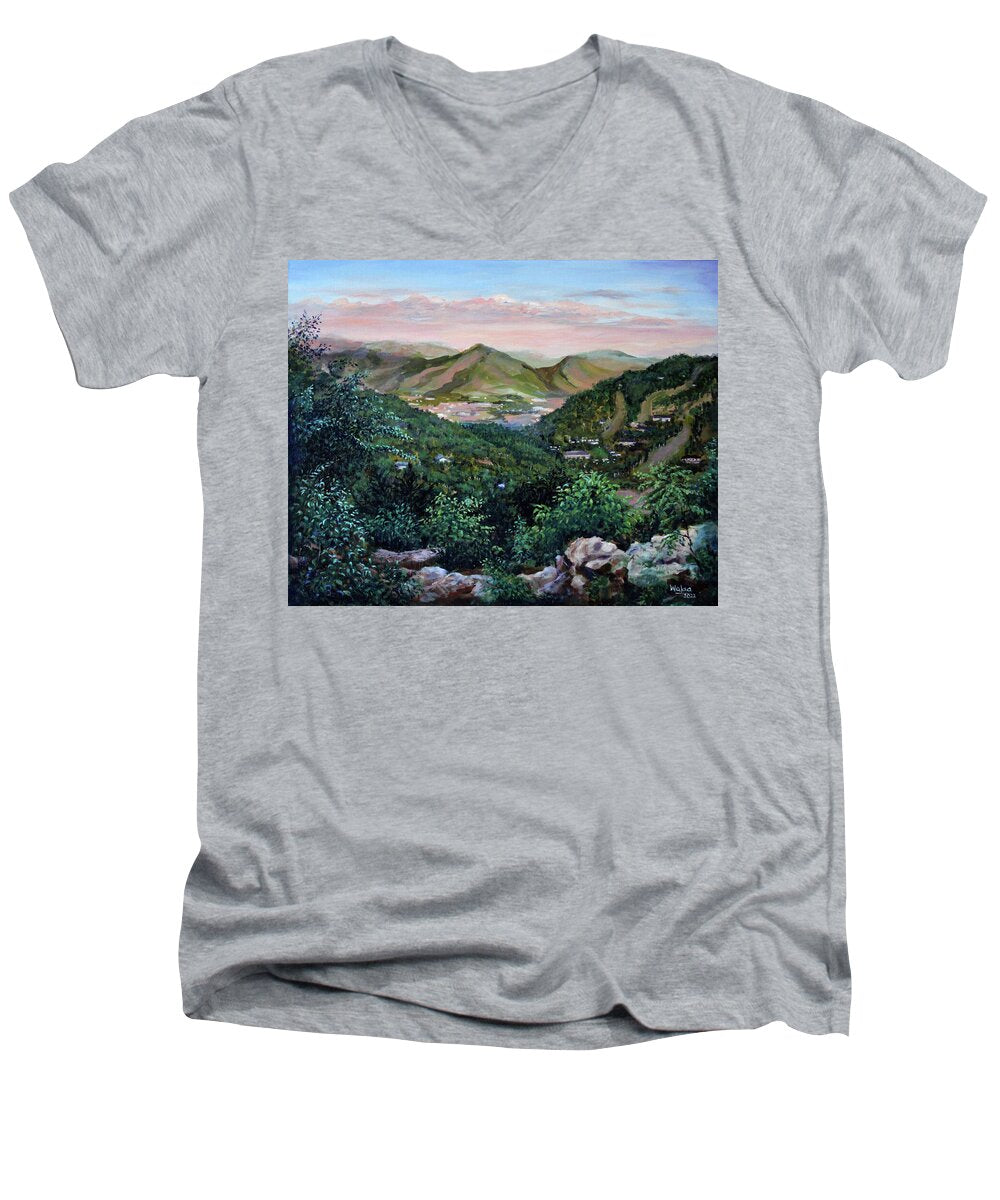 Mountain Peace in Shenandoah - Men's V-Neck T-Shirt