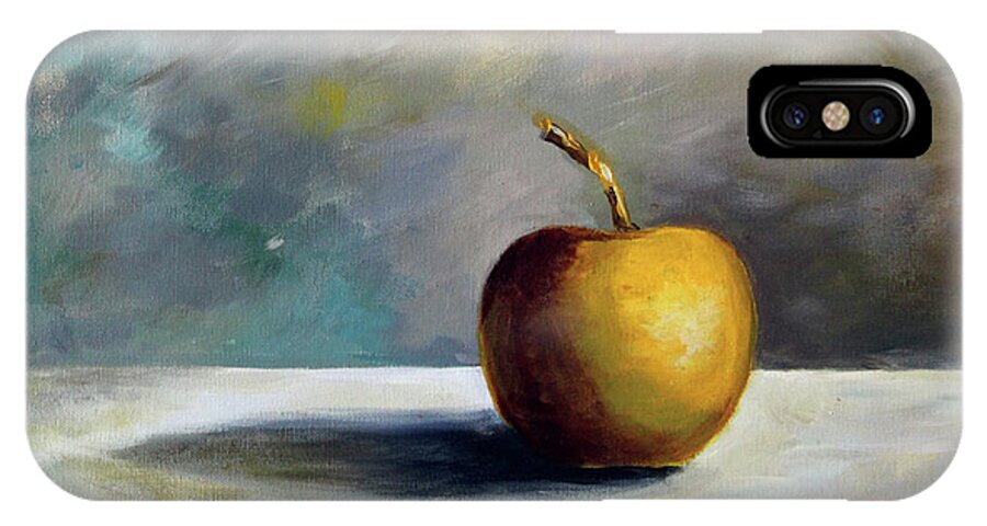 Solitary Golden Apple - Phone Case