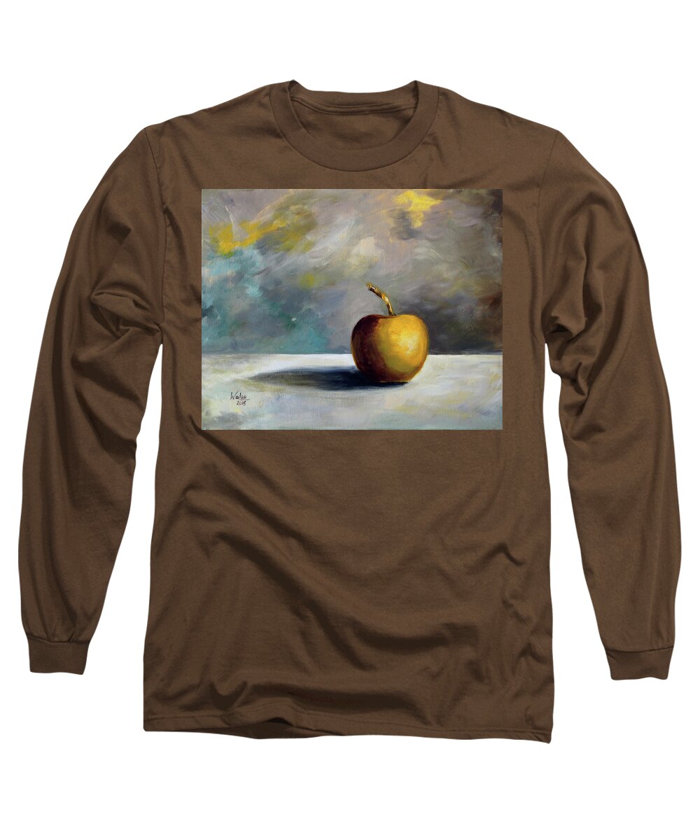 Solitary Golden Apple - Long Sleeve T-Shirt