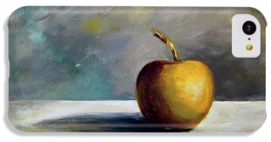 Solitary Golden Apple - Phone Case