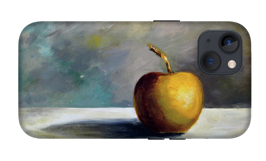 Solitary Golden Apple - Phone Case