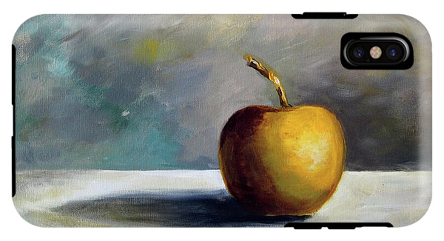 Solitary Golden Apple - Phone Case