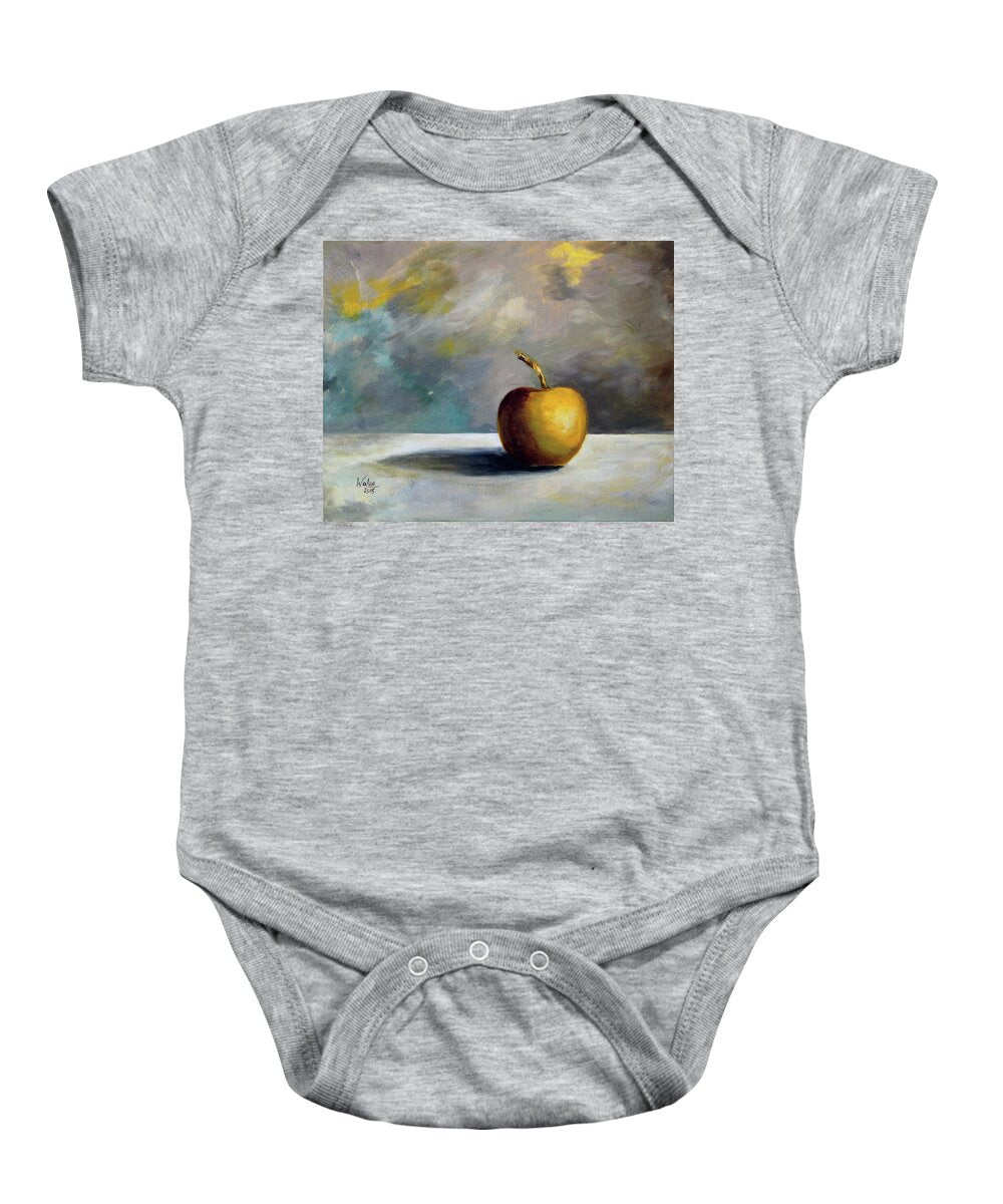 Solitary Golden Apple - Baby Onesie