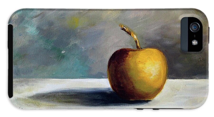 Solitary Golden Apple - Phone Case